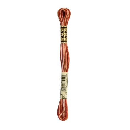 DMC 069 Six-Strand Floss – Variegated Terra Cotta