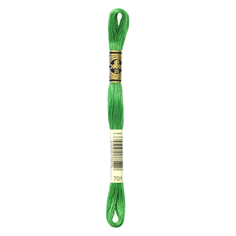 DMC 701 Six-Strand Floss – Light Green DMC 701 Six-Strand Floss – Light Green