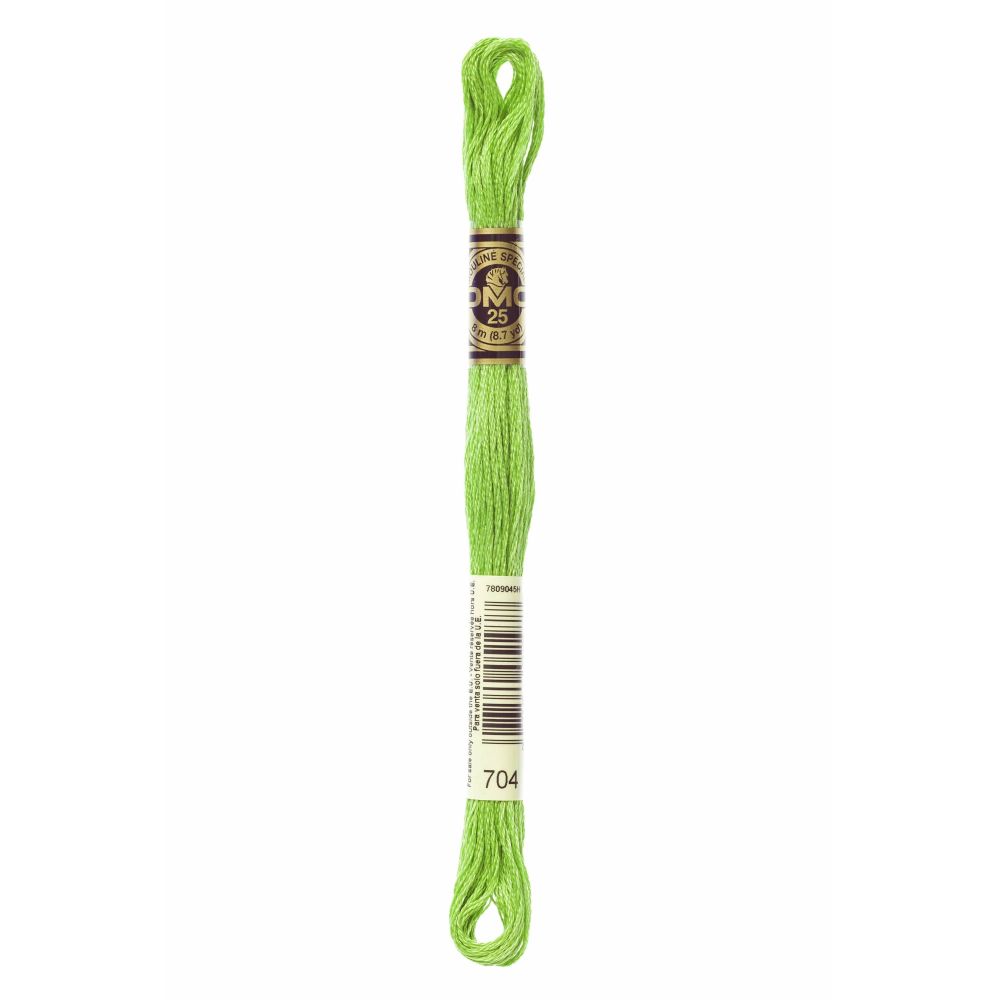 DMC 704 Six-Strand Floss – Bright Chartreuse DMC 704 Six-Strand Floss – Bright Chartreuse