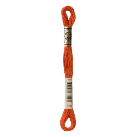 DMC 720 Six-Strand Floss – Dark Orange Spice