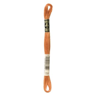 DMC 721 Six-Strand Floss – Medium Orange Spice