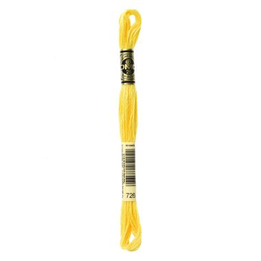 DMC 726 Six-Strand Floss – Light Topaz