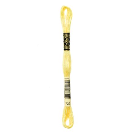 DMC 727 Six-Strand Floss – Very Light Topaz