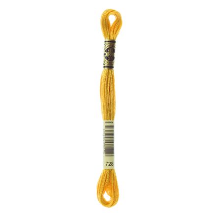 DMC 728 Six-Strand Floss – Topaz