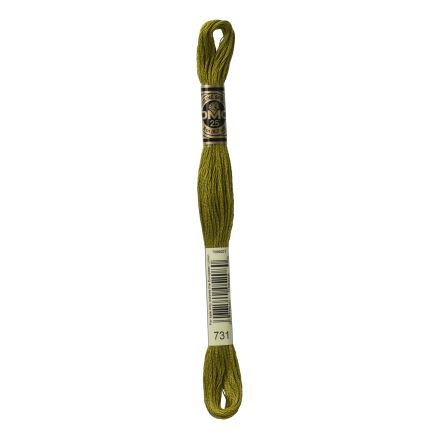 DMC 731 Six-Strand Floss – Dark Olive Green