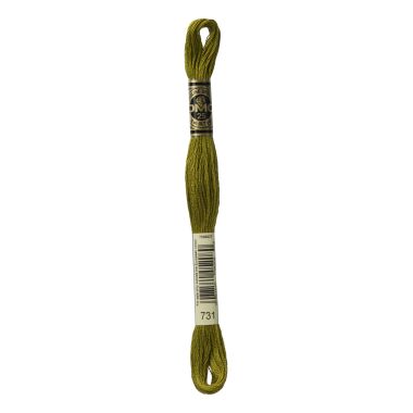 DMC 731 Six-Strand Floss – Dark Olive Green