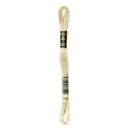 DMC 739 Six-Strand Floss – Ultra Very Light Tan
