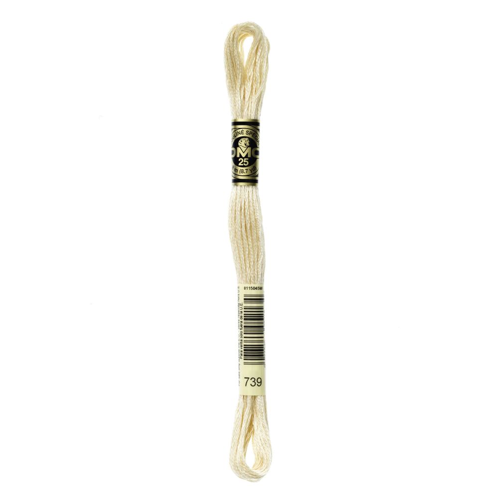DMC 739 Six-Strand Floss – Ultra Very Light Tan DMC 739 Six-Strand Floss – Ultra Very Light Tan