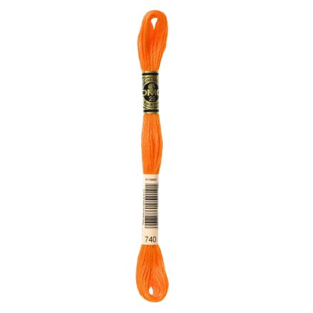 DMC 740 Six-Strand Floss – Tangerine