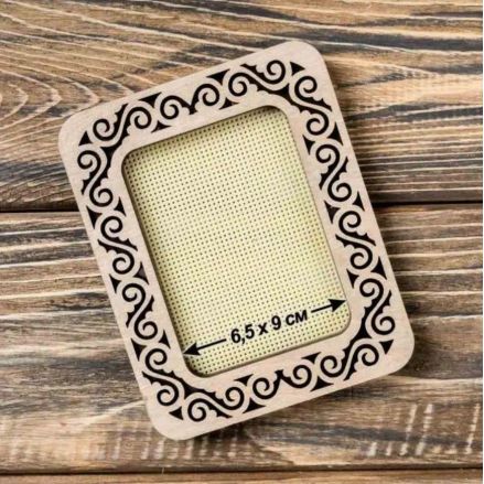 Hoop plywood magnetic for embroidery, light ornament, Wonderland Crafts WLMP-004