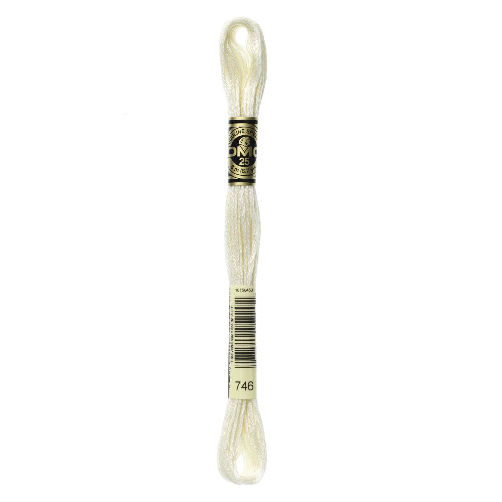 DMC 746 Six-Strand Floss – Off White DMC 746 Six-Strand Floss – Off White