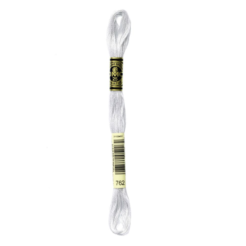 DMC 762 Six-Strand Floss – Very Light Pearl Grey DMC 762 Six-Strand Floss – Very Light Pearl Grey