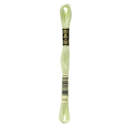 DMC 772 Six-Strand Floss – Very Light Yellow Green