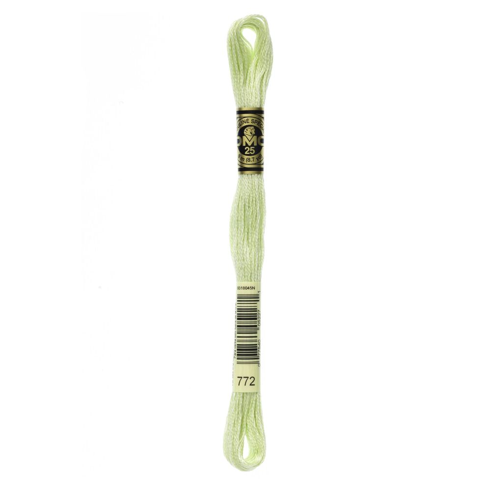 DMC 772 Six-Strand Floss – Very Light Yellow Green DMC 772 Six-Strand Floss – Very Light Yellow Green