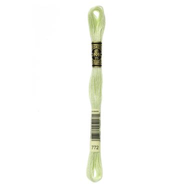 DMC 772 Six-Strand Floss – Very Light Yellow Green