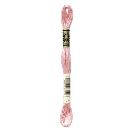 DMC 776 Six-Strand Floss – Medium Pink