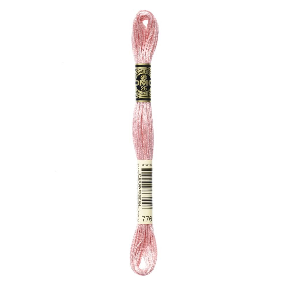 DMC 776 Six-Strand Floss – Medium Pink