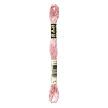 DMC 776 Six-Strand Floss – Medium Pink
