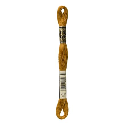 DMC 782 Six-Strand Floss – Dark Topaz