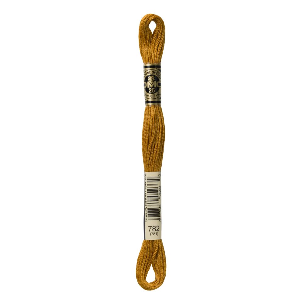 DMC 782 Six-Strand Floss – Dark Topaz