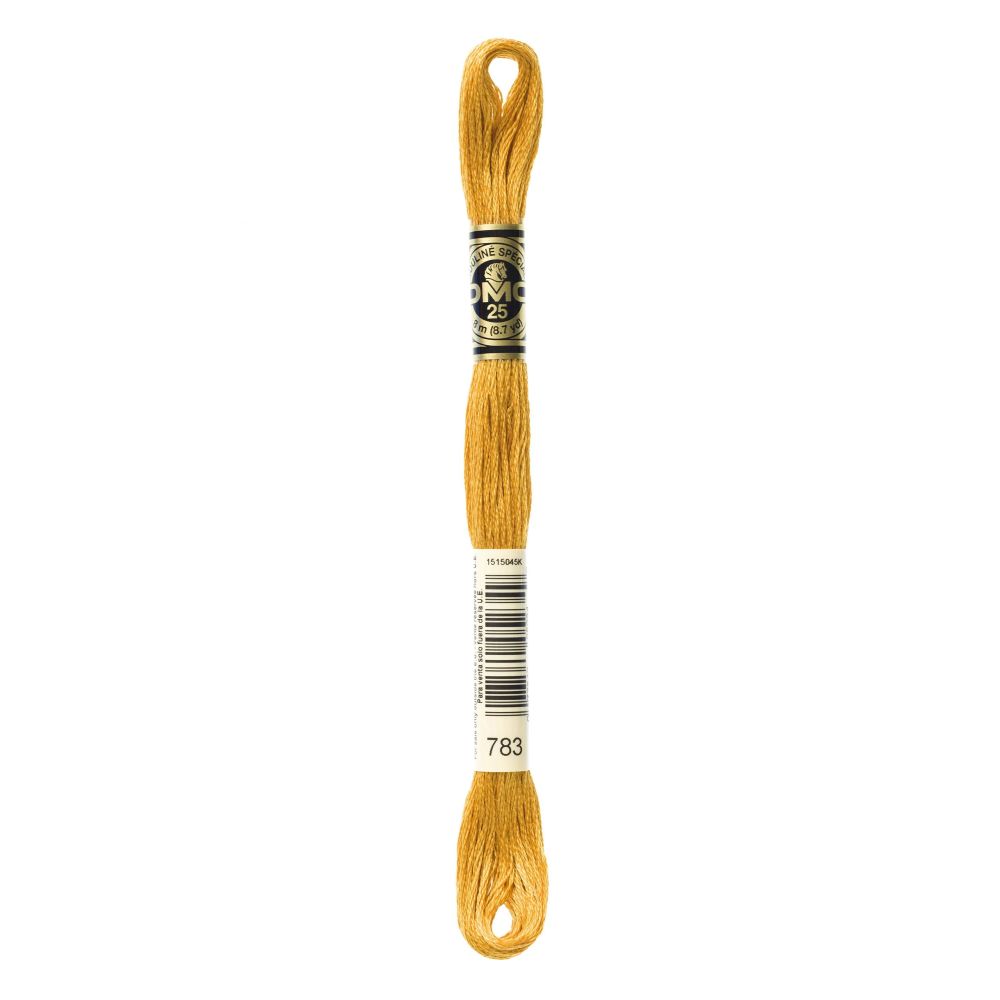 DMC 783 Six-Strand Floss – Medium Topaz DMC 783 Six-Strand Floss – Medium Topaz