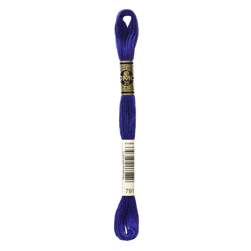 DMC 791 Six-Strand Floss – Very Dark Cornflower Blue DMC 791 Six-Strand Floss – Very Dark Cornflower Blue