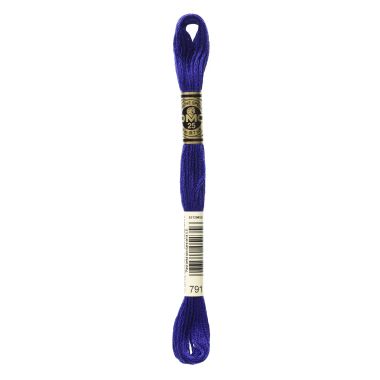 DMC 791 Six-Strand Floss – Very Dark Cornflower Blue
