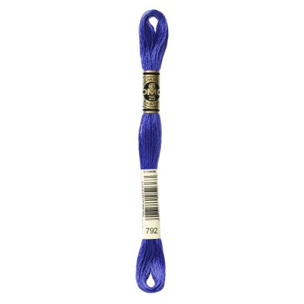 DMC 792 Six-Strand Floss – Dark Cornflower Blue