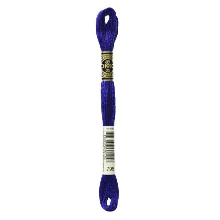 DMC 796 Six-Strand Floss – Dark Royal Blue