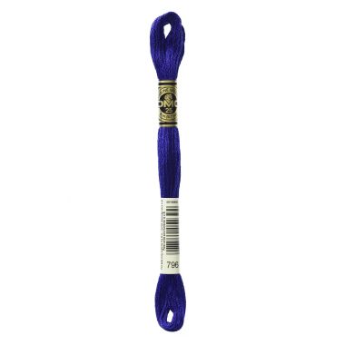 DMC 796 Six-Strand Floss – Dark Royal Blue