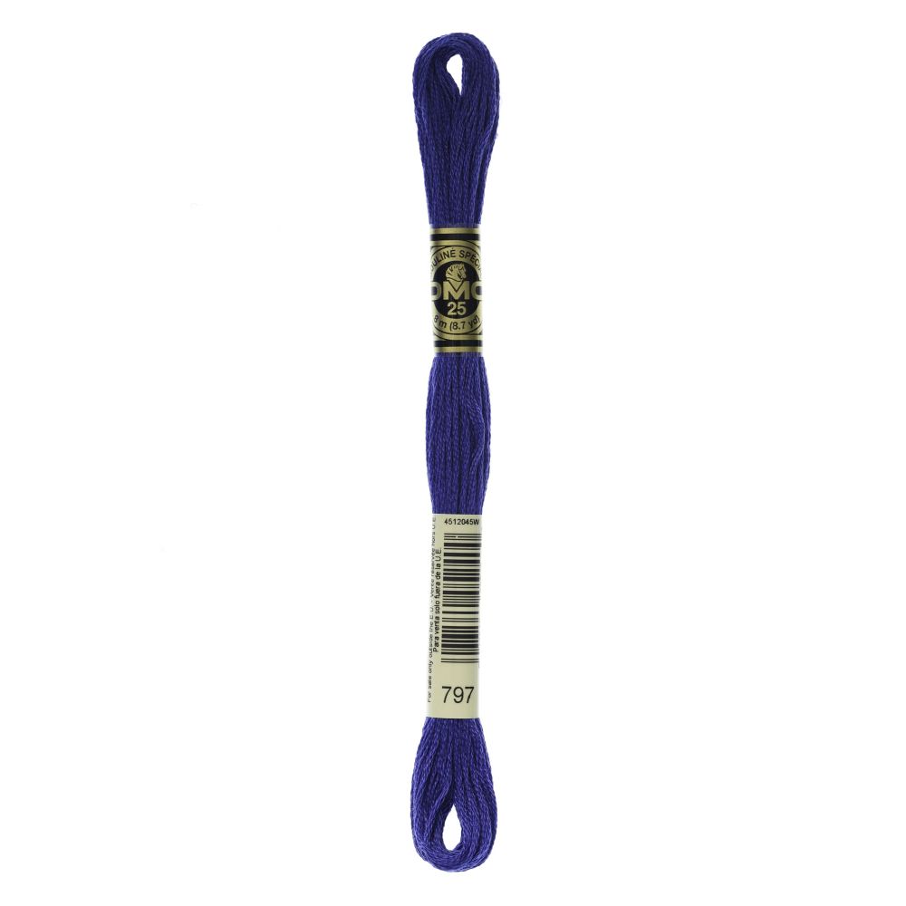DMC 797 Six-Strand Floss – Royal Blue