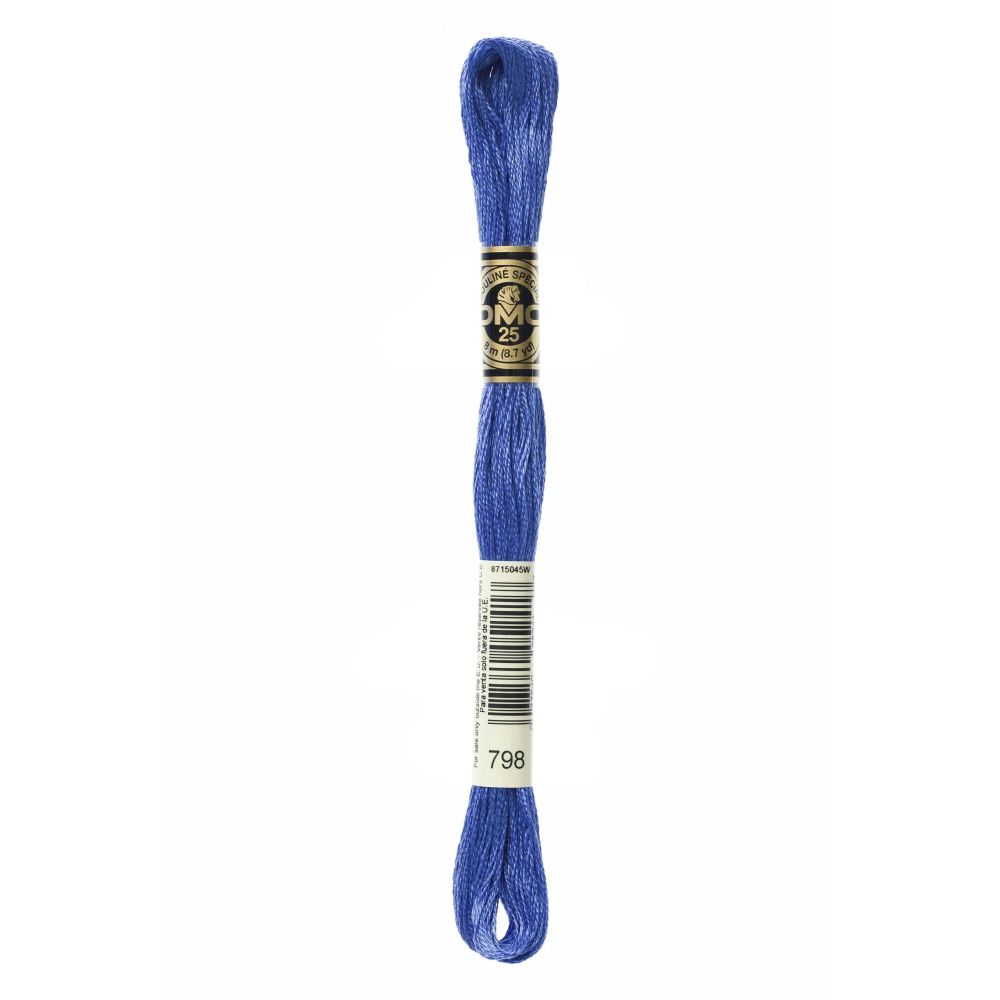 DMC 798 Six-Strand Floss – Dark Delft Blue DMC 798 Six-Strand Floss – Dark Delft Blue