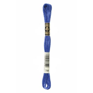DMC 798 Six-Strand Floss – Dark Delft Blue