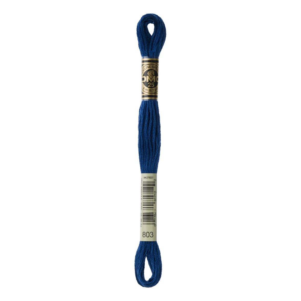 DMC 803 Six-Strand Floss – Ultra Very Dark Baby Blue DMC 803 Six-Strand Floss – Ultra Very Dark Baby Blue