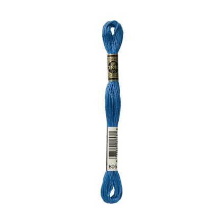 DMC 806 Six-Strand Floss – Dark Peacock Blue