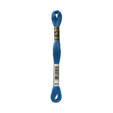 DMC 806 Six-Strand Floss – Dark Peacock Blue