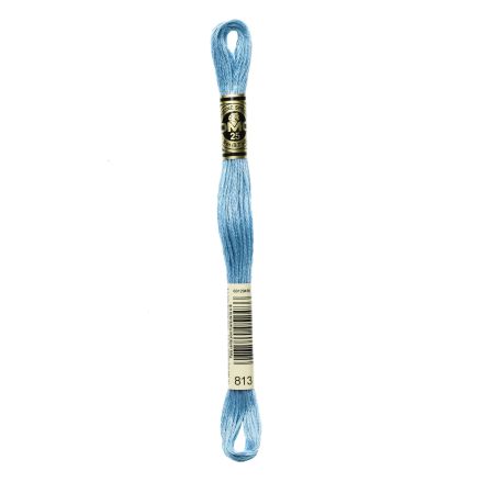 DMC 813 Six-Strand Floss – Light Blue