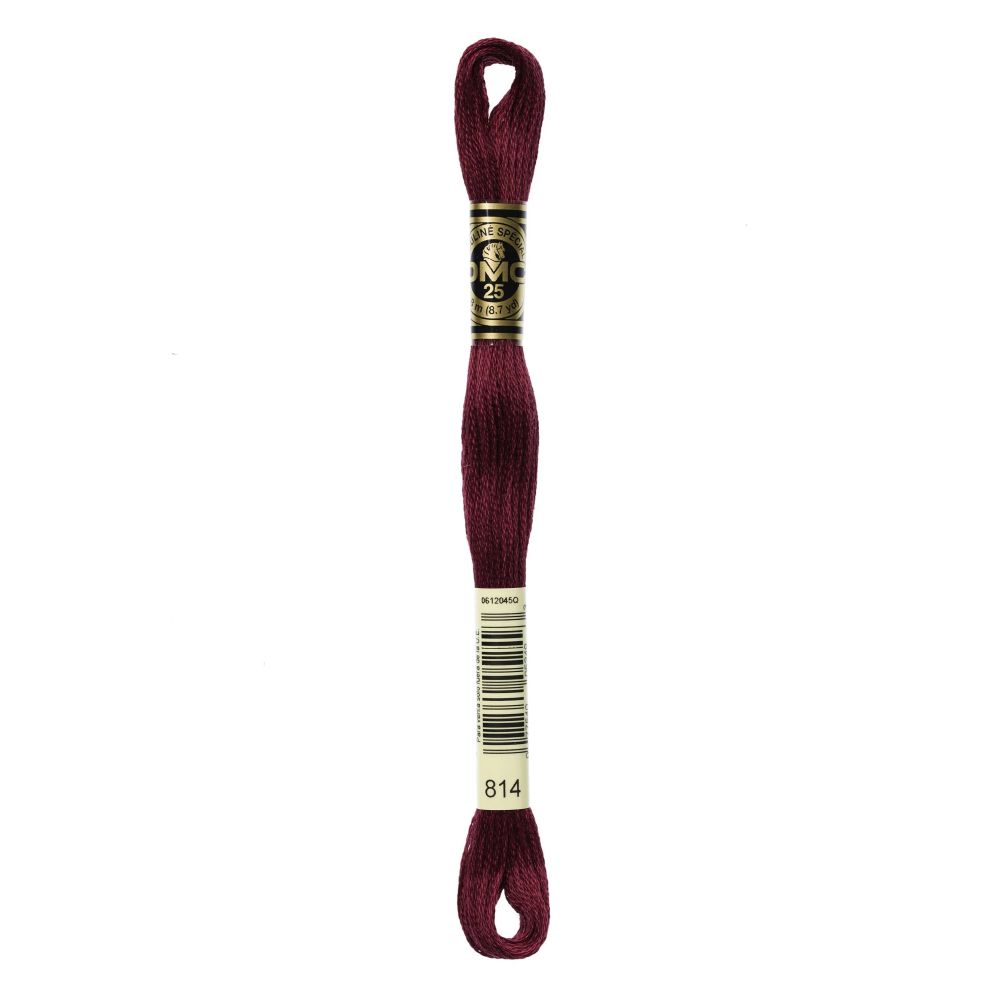 DMC 814 Six-Strand Floss – Dark Garnet DMC 814 Six-Strand Floss – Dark Garnet