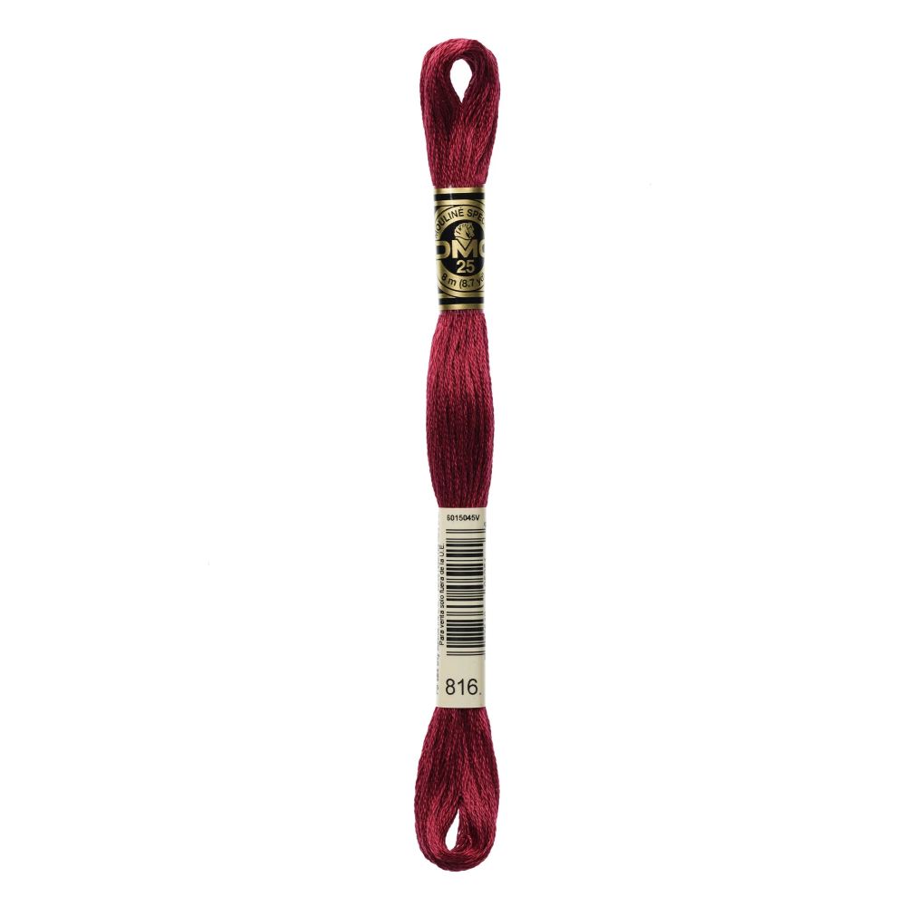 DMC 816 Six-Strand Floss – Garnet