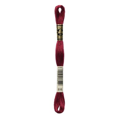 DMC 816 Six-Strand Floss – Garnet