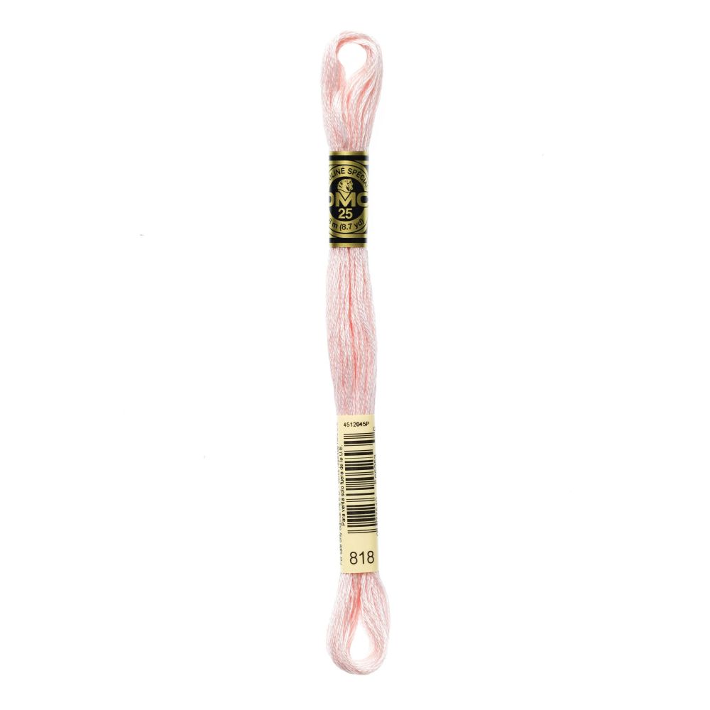 DMC 818 Six-Strand Floss – Baby Pink DMC 818 Six-Strand Floss – Baby Pink