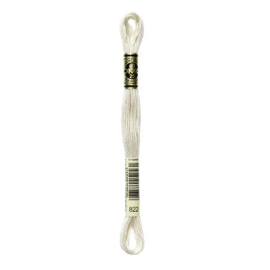 DMC 822 Six-Strand Floss – Light Beige Grey