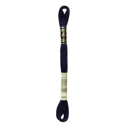 DMC 823 Six-Strand Floss – Dark Navy Blue