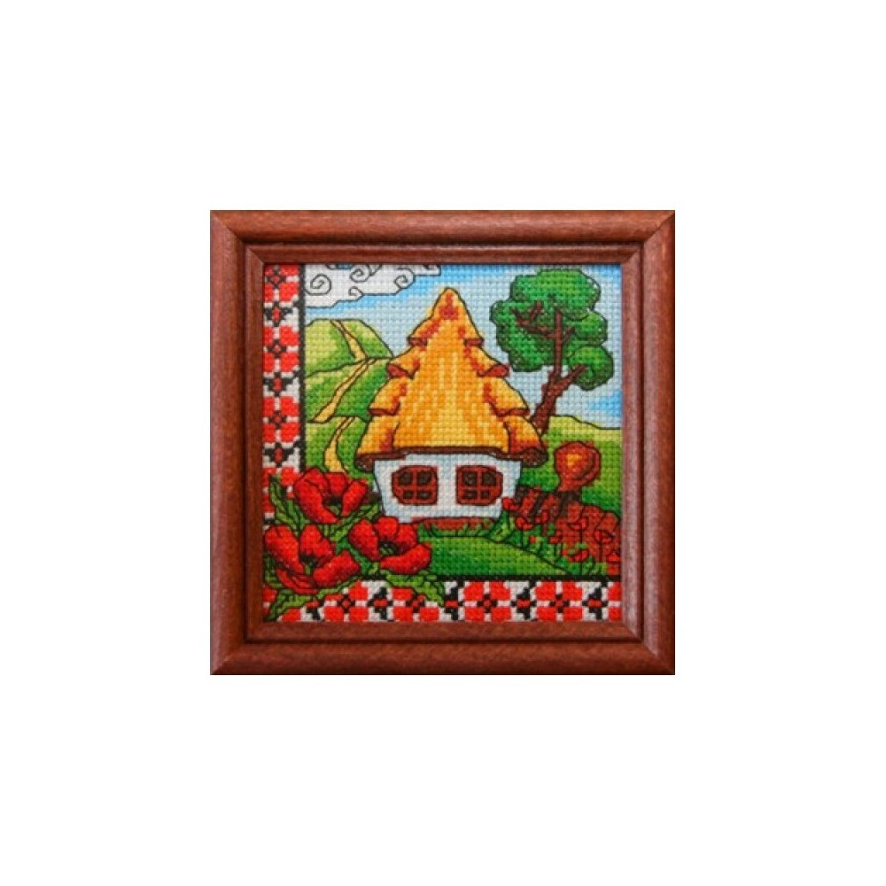 Cross-Stitch Kit “Polesie Poppies” Ledi 01275