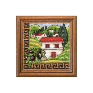 Cross-Stitch Kit “Greece Olives ” Ledi 01277