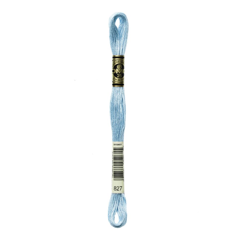 DMC 827 Six-Strand Floss – Very Light Blue DMC 827 Six-Strand Floss – Very Light Blue