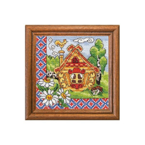 Cross-Stitch Kit “The Russian Cottage” Ledi 01278