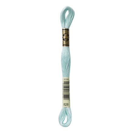 DMC 828 Six-Strand Floss – Ultra Very Light Blue