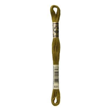 DMC 831 Six-Strand Floss – Medium Golden Olive