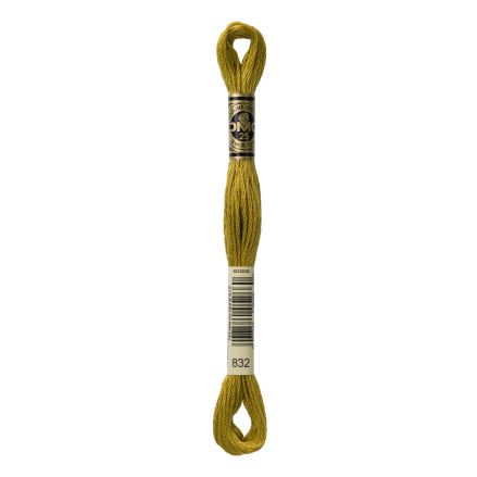 DMC 832 Six-Strand Floss – Golden Olive